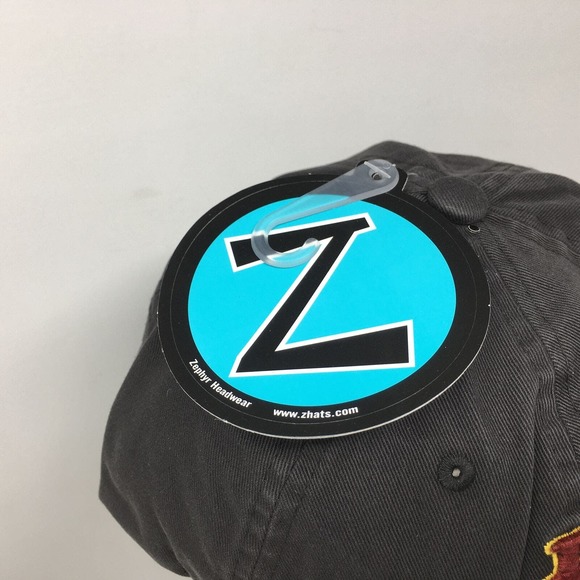 Zhats Zephyr Florida St. Scholarship Vault Hat, Unisex Size Adjustable - Grey/Mu - Picture 5 of 10